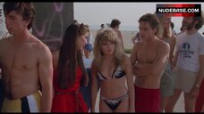 7. Elizabeth Daily in Bikini on Beach – Valley Girl