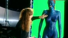 3. Rebecca Romijn Hot Scene – X-Men