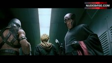 2. Rebecca Romijn Naked on Floor – X-Men: The Last Stand