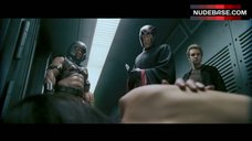 8. Rebecca Romijn Naked on Floor – X-Men: The Last Stand