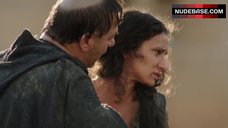 9. Indira Varma Naked Boobs – World Without End