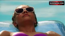 2. Charisma Carpenter Swimming Pool Scene – The Lying Game