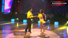 2. Monique Coleman Flashes Ass – Dancing With The Stars