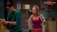 2. Kaley Cuoco Shows Sexy Bra – The Big Bang Theory