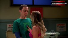 8. Kaley Cuoco Shows Sexy Bra – The Big Bang Theory