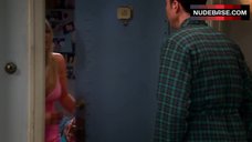 1. Kaley Cuoco in Pink in Nightie – The Big Bang Theory