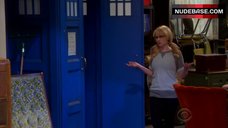 5. Kaley Cuoco Pokies Through Dress – The Big Bang Theory