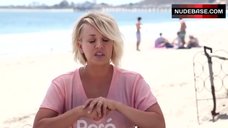 6. Kaley Cuoco with Open Shirt – Shape Magazine: Behind The Scenes