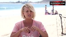 7. Kaley Cuoco with Open Shirt – Shape Magazine: Behind The Scenes