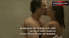 9. Kristanna Loken Flashed Side Boob – Painkiller Jane
