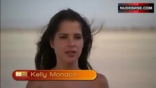 1. Kelly Monaco Posing Topless – Bikini Destinations