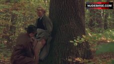56. Deborah Kara Unger Oral Sex in Woods – Sunshine