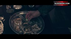 34. Janet McTeer in See-Through Blouse – Paint It Black