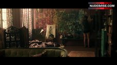 34. Alia Shawkat Shows Panties – Paint It Black