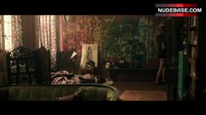 56. Alia Shawkat Shows Panties – Paint It Black