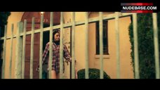 89. Alia Shawkat Shows Panties – Paint It Black