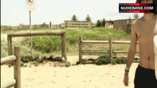 1. Lucy Minter Bikini Scene – Tan Lines