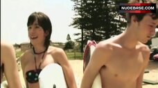 34. Lucy Minter Bikini Scene – Tan Lines