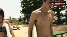 56. Lucy Minter Bikini Scene – Tan Lines