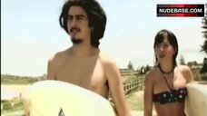 89. Lucy Minter Bikini Scene – Tan Lines