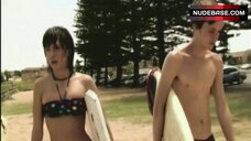 Lucy Minter Bikini Scene – Tan Lines
