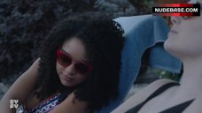 1. Amy Forsyth in Sexy Swimsuit – Channel Zero