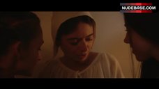 34. Kate Micucci Lesbian Kissing – The Little Hours