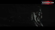 Jemima Kirke Lying Naked on Ground – The Little Hours