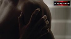 56. Shelley Hennig in Black Lingerie – Teen Wolf