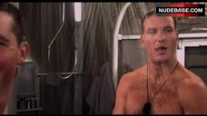 23. Dina Meyer Group Showering – Starship Troopers