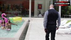 100. Cherin West Playing Volleyball in Bikini – Ballers