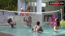 12. Cherin West Playing Volleyball in Bikini – Ballers