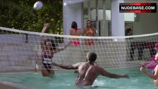 23. Cherin West Playing Volleyball in Bikini – Ballers