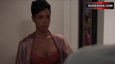 Jazmyn Simon Lingerie Scene – Ballers