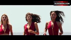 23. Alexandra Daddario Bouncing Boobs – Baywatch