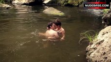 100. Maia Mitchell Swimming in Lingerie – The Fosters