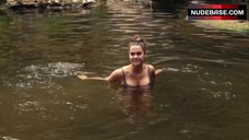 56. Maia Mitchell Swimming in Lingerie – The Fosters