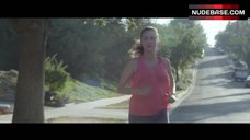 45. Deanna Russo Breasts Bouncing during Jogging – The Ice Cream Truck