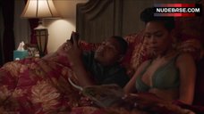 1. Jazmyn Simon Sexy in Underwear – Ballers