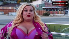 100. Carly Jibson Cleavage in Bra – The Guest Book