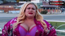 45. Carly Jibson Cleavage in Bra – The Guest Book