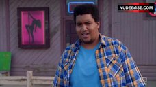 78. Carly Jibson Cleavage in Bra – The Guest Book