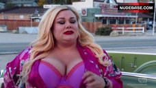 89. Carly Jibson Cleavage in Bra – The Guest Book