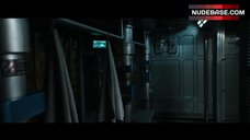 1. Callie Hernandez Nude under Shower – Alien: Covenant