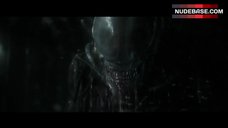 100. Callie Hernandez Nude under Shower – Alien: Covenant