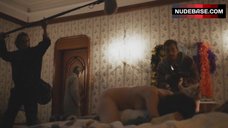 56. Bianca Pintea Shows Breasts and Hairy Pussy – Comrade Detective