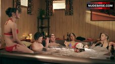 1. Sexy Michelle Mylett in Black Bikini – Letterkenny