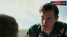 56. Sexy Dominique McElligott in Purple Bikini – The Last Tycoon