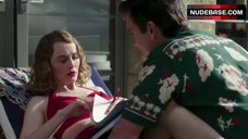 67. Sexy Dominique McElligott in Purple Bikini – The Last Tycoon