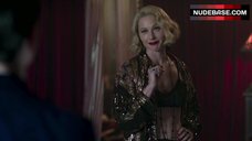 56. Stefanie von Pfetten in Sexy Black Lingerie – The Last Tycoon